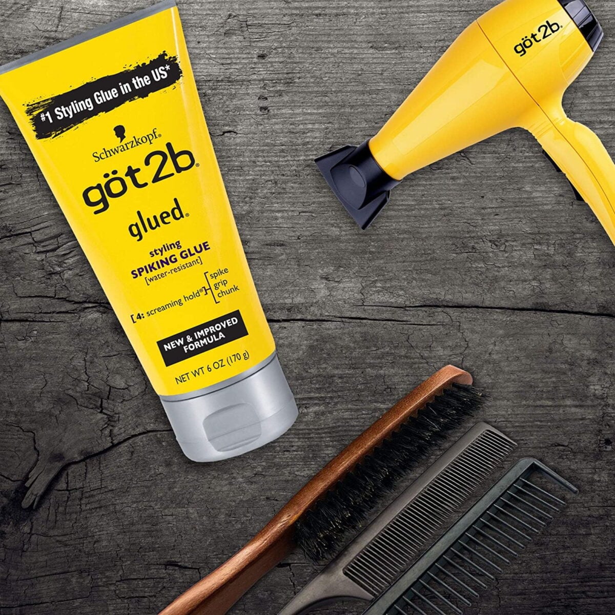 GOT2B GEL [GLUED/YELLOW] 6oz