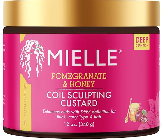 MIELLE POM & HNY COIL CUSTARD 12oz