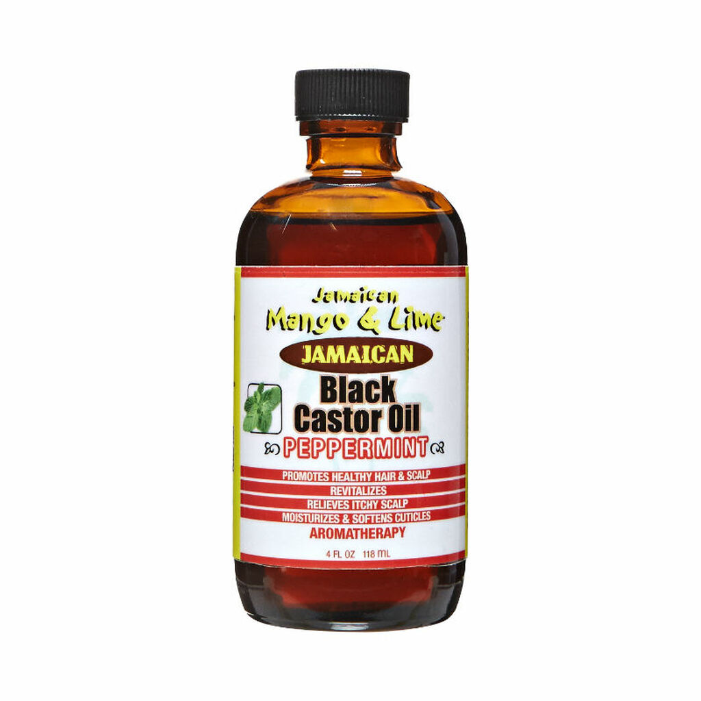 JML JAMAICAN BLK CASTOR OIL (PEPPERMINT) 4oz