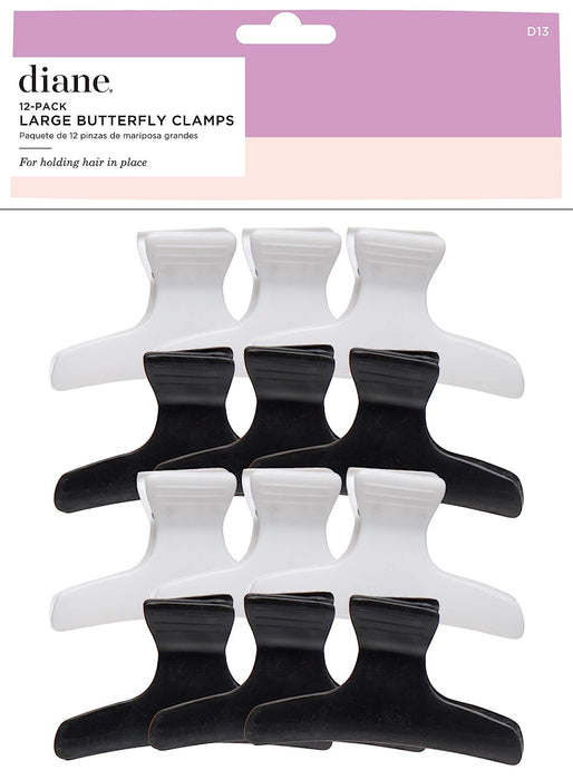 DIANE BUTTERFLY CLAMPS LG 12PK #D13