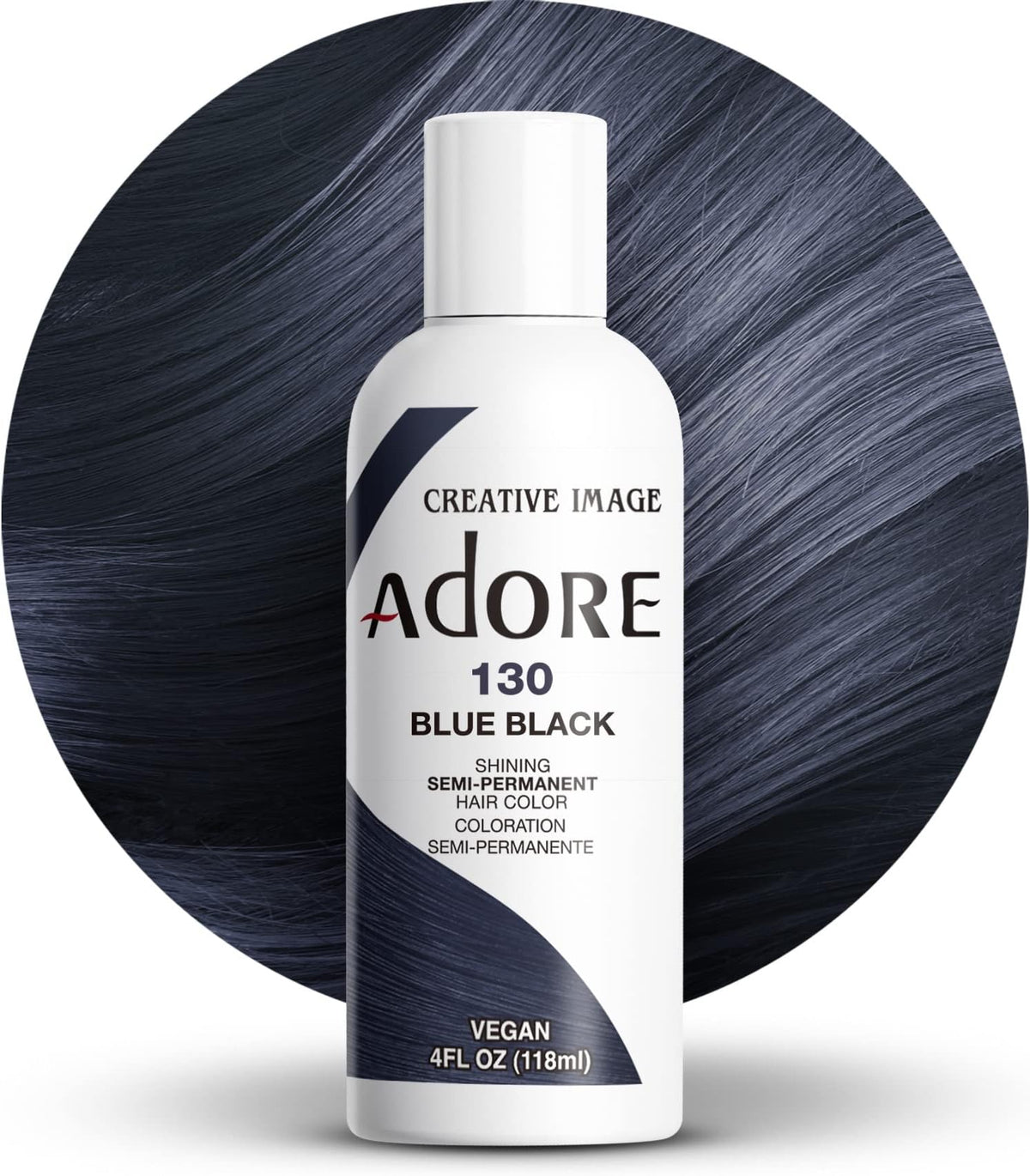 ADORE COLOR BLUE BLACK (130) 4oz