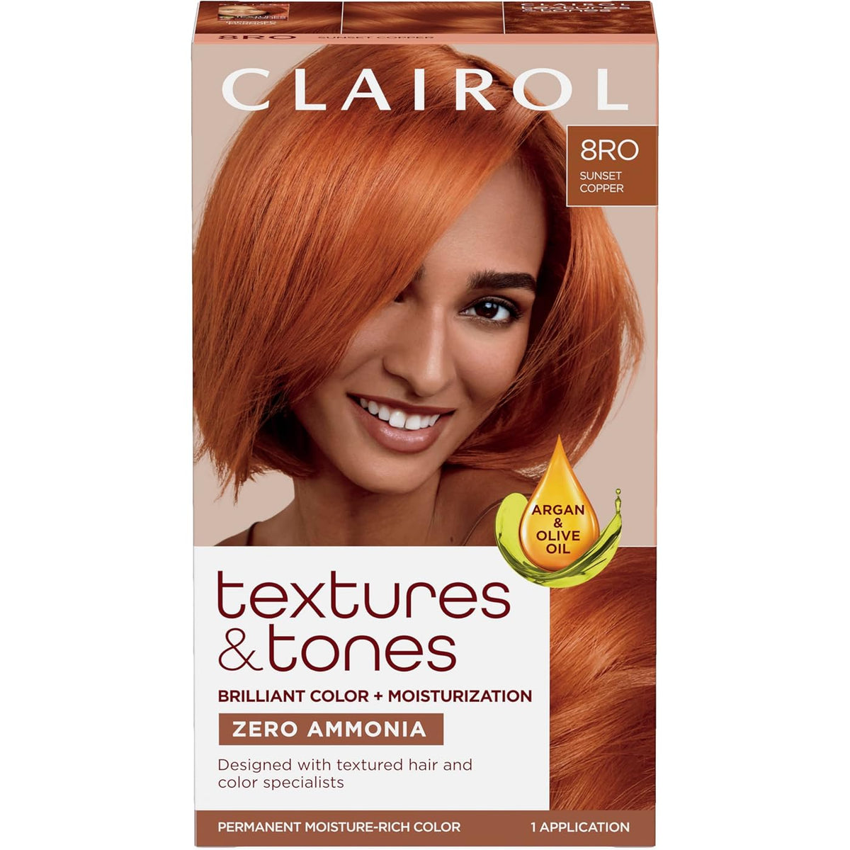 CLAIROL TXT/TONES 8RO SUNSET COOPER
