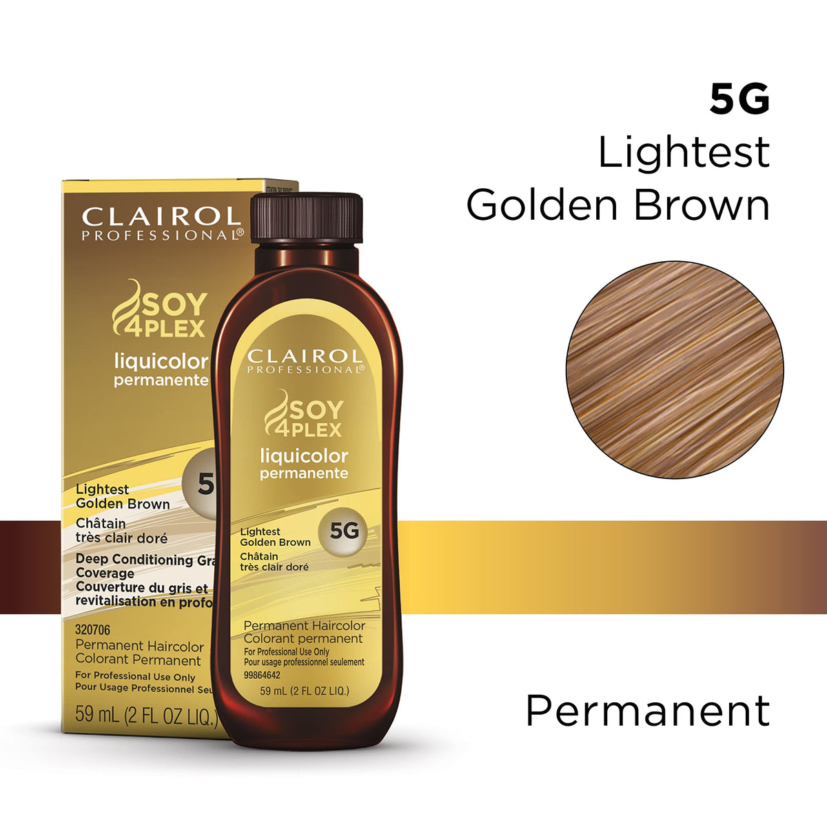 CLAIROL LIQUICOLOR 5G/830G LIGHEST GLDN BRN 2oz
