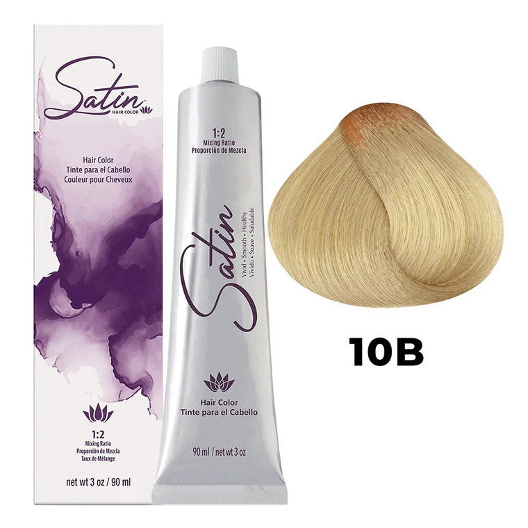 SATIN HAIR COLOR 10B ULTRA LT BEIGE BLONDE