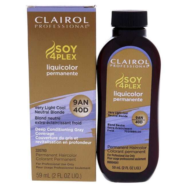CLAIROL LIQUICOLOR 9AN/40D VL COOL NEUT BLND 2oz