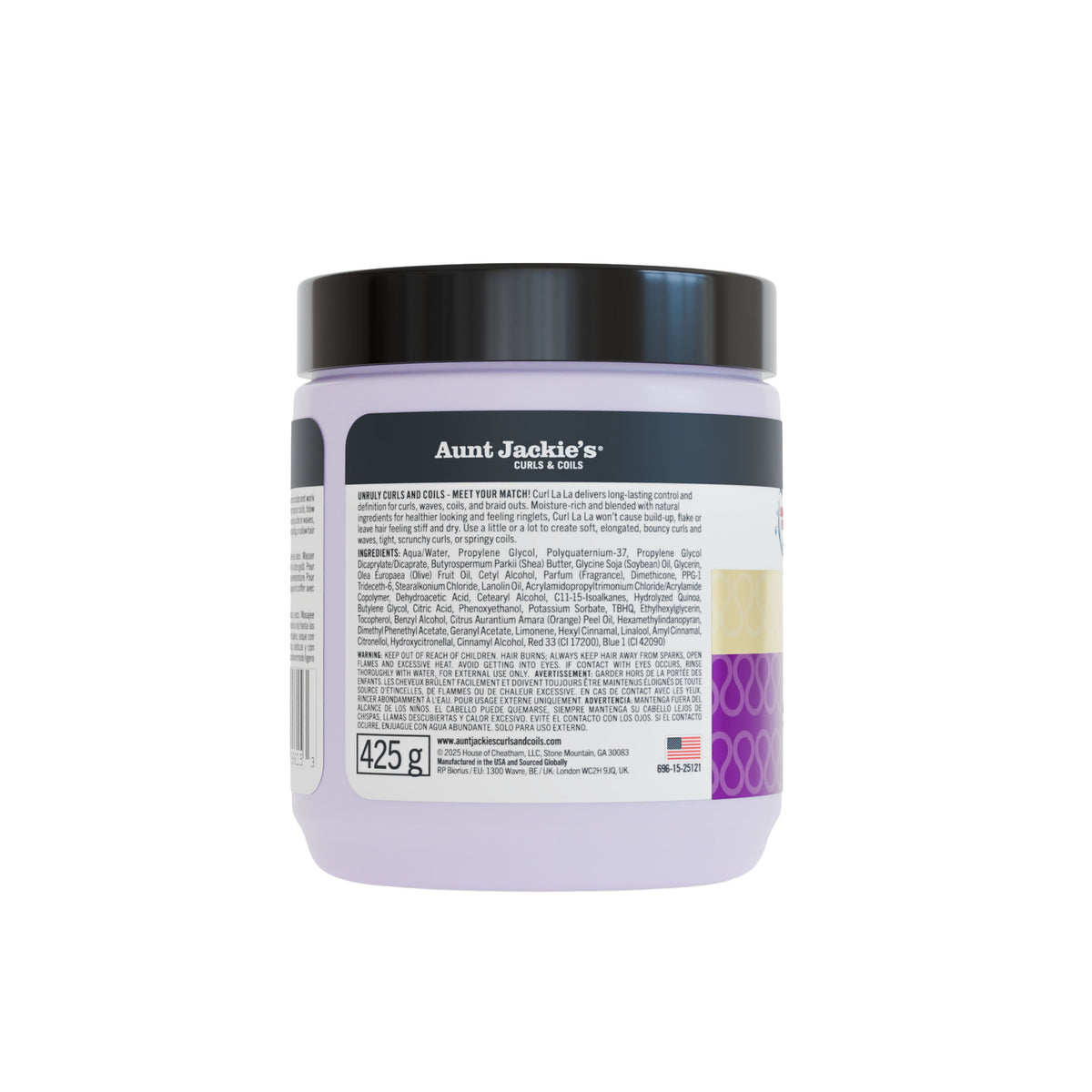 AUNT-JACKIE'S CURL LA LA CUSTARD 15oz