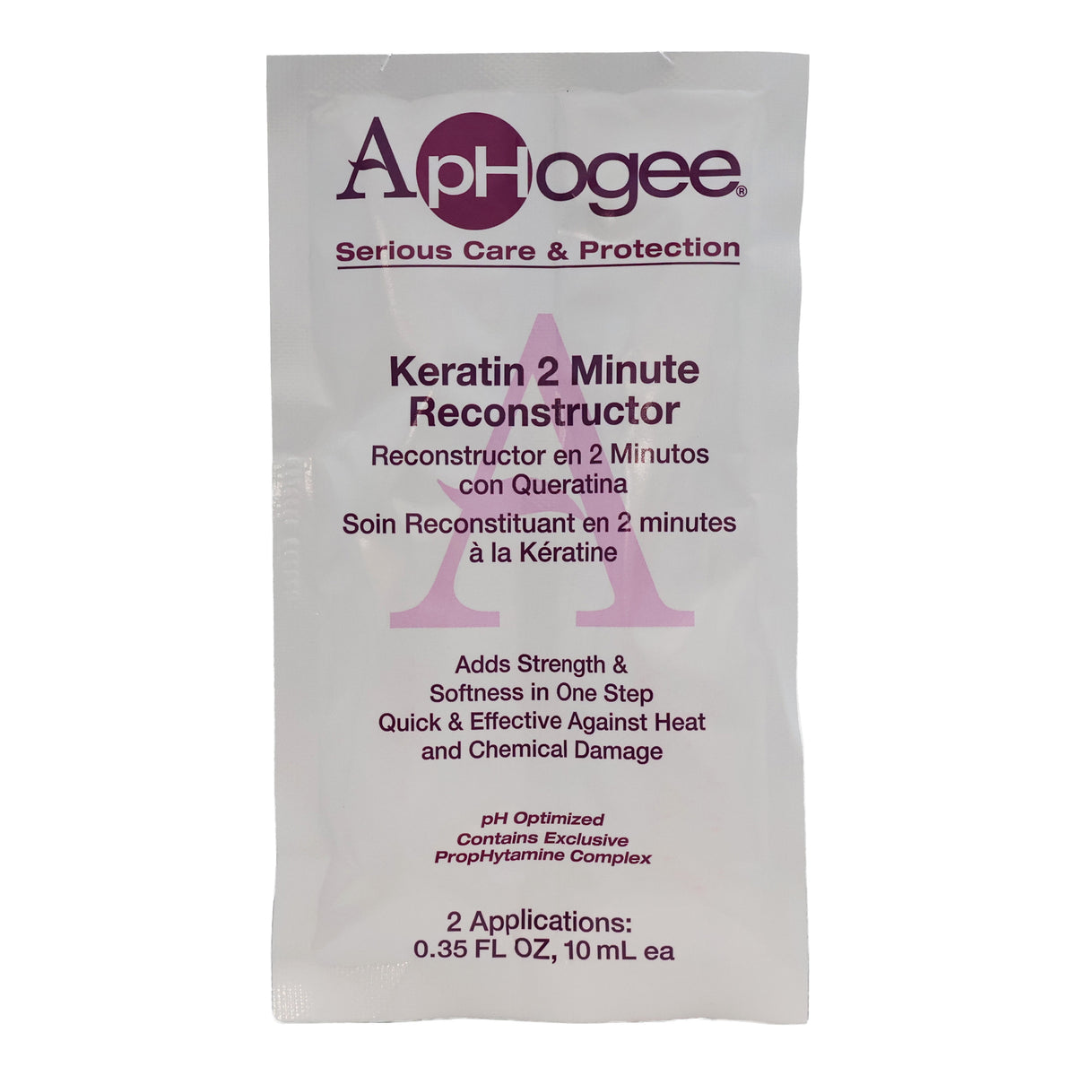 APHOGEE KERATIN 2MIN RECONSTRUCTOR PKT (DP12/CS72)