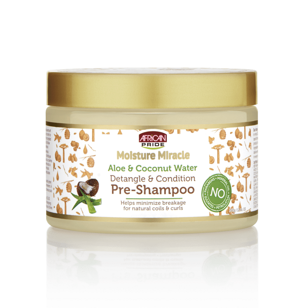 AFRICAN PRIDE MOISTURE MIRACLE PRE-SHAMPOO 12oz