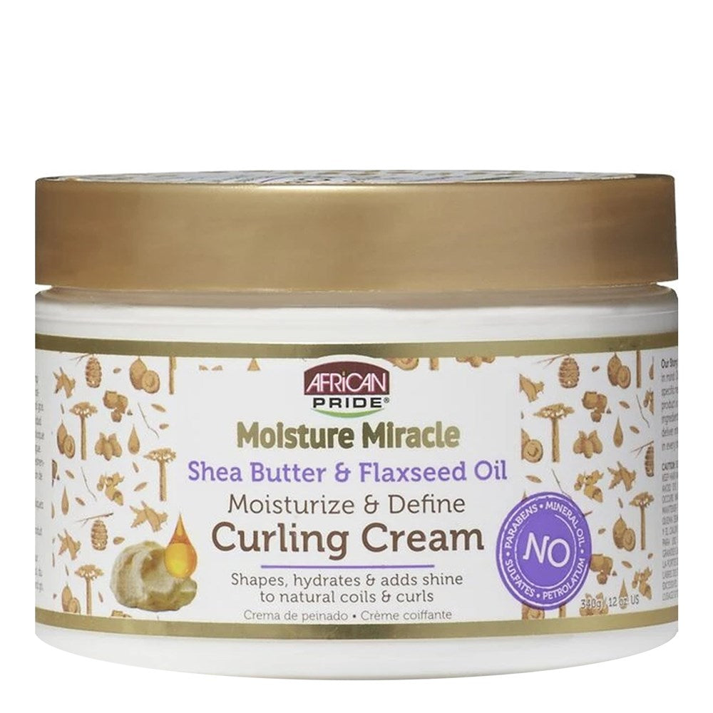 AFRICAN PRIDE MOISTURE MIRACLE CURLING CREAM 12oz