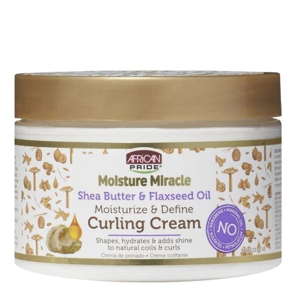 AFRICAN PRIDE MOISTURE MIRACLE CURLING CREAM 12oz
