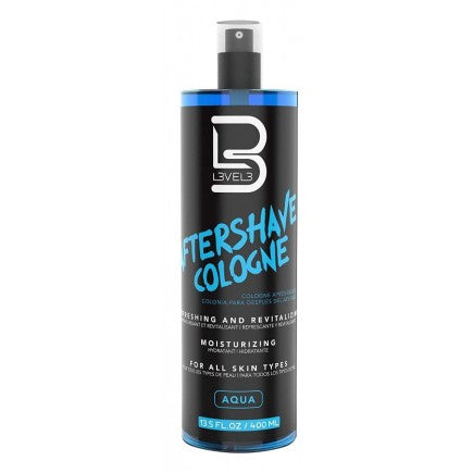 LEVEL3 AFTERSHAVE COLOGNE (AQUA) 13.5oz