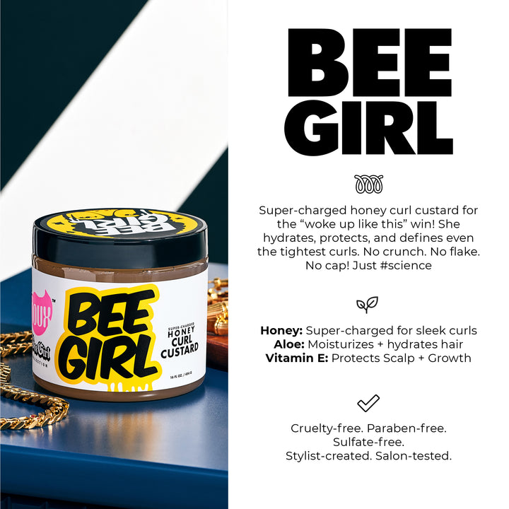 DOUX BEE GIRL HONEY CURL CUSTARD 16oz