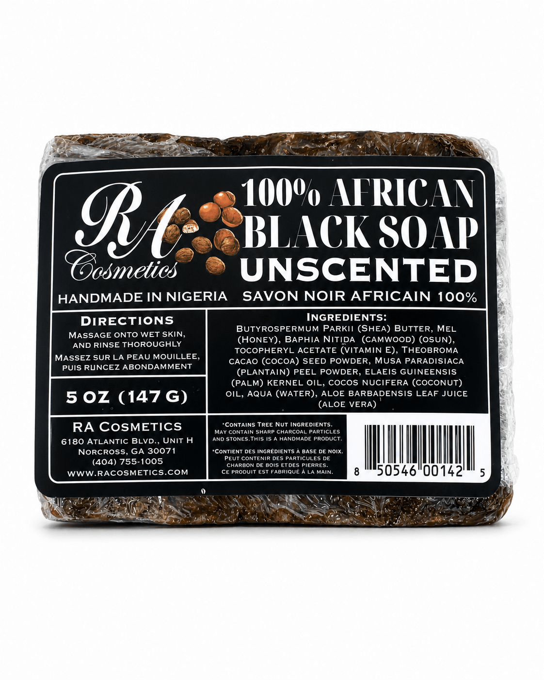 RA 100% BLACK SOAP 5oz[ORIGINAL]