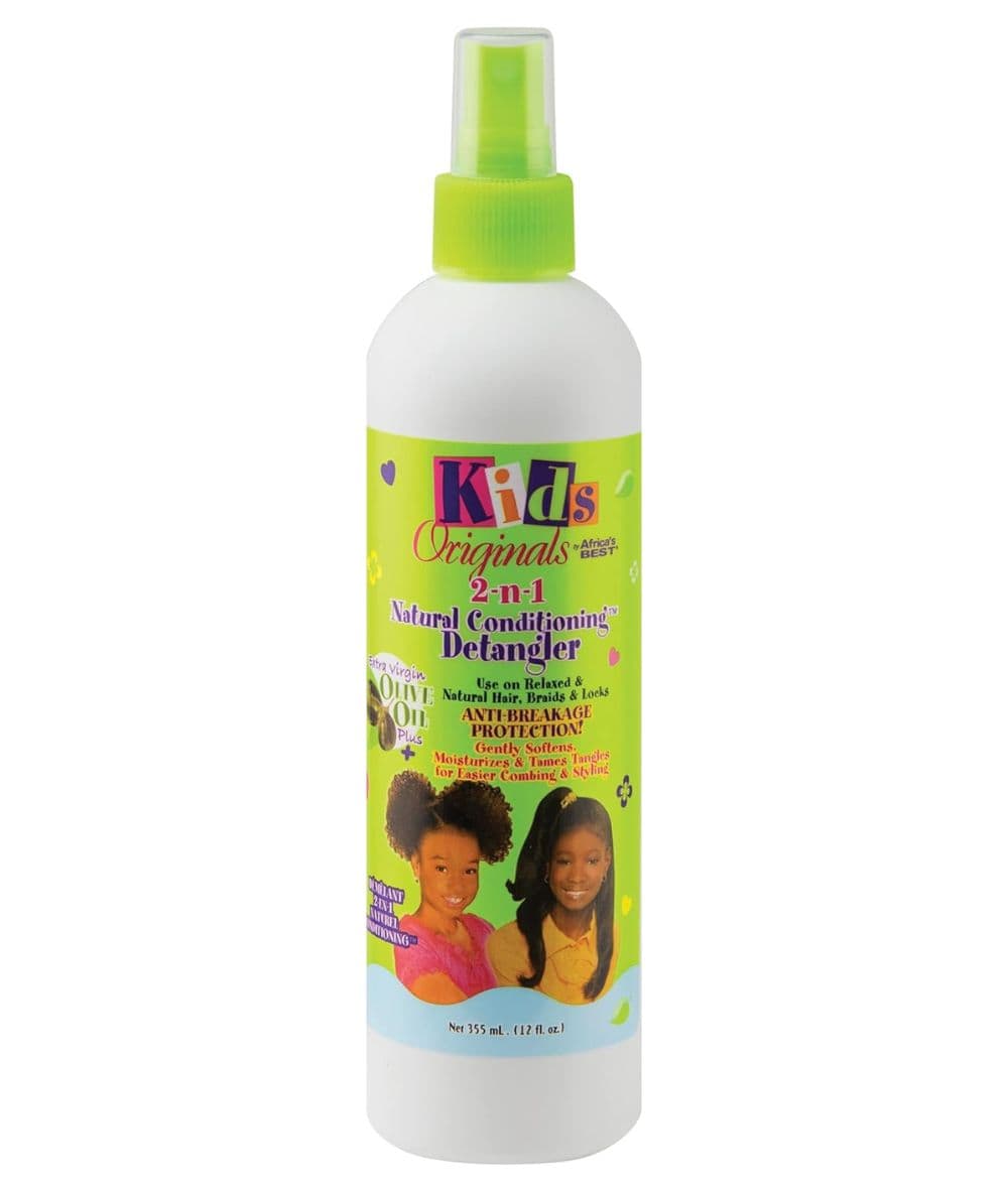AFRICAS BEST ORIGINALS KIDS 2N1 DETANGLER SPRAY 12oz