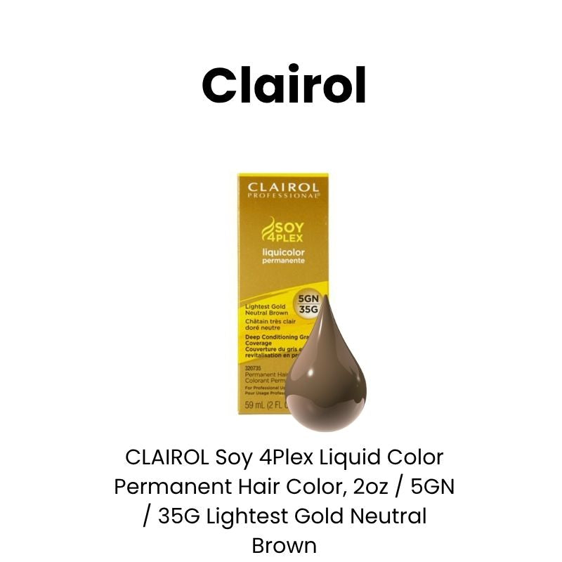CLAIROL LIQUICOLOR 5GN/35G LT GLD NEUT BRN 2oz