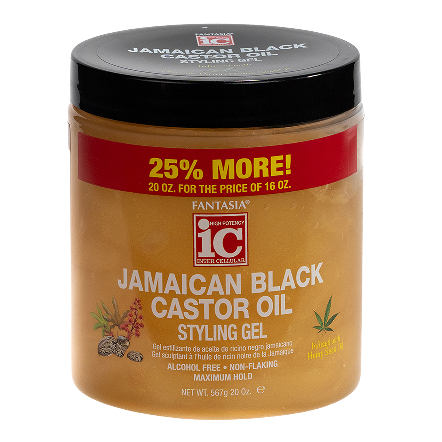IC STYLING GEL [JAMAICAN BLK CASTOR OIL] 20oz