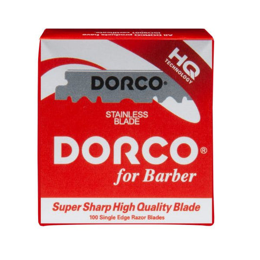 DORCO SINGLE EDGE BLADE 100/PK (RED) #DVB004