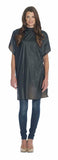 "DIANE SHAMPOO CAPE - BLACK 36""X54"" (DTA01406)"