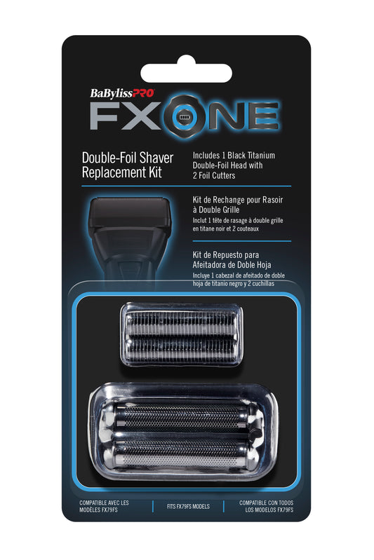 BAB-PRO FXONE REPLACEMNT DOUBLE FOIL (BLK) #FX79RF2MB