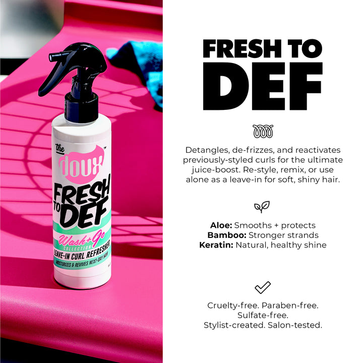 DOUX FRESH TO DEF LEAVE-IN CURL REFRESHER 8oz