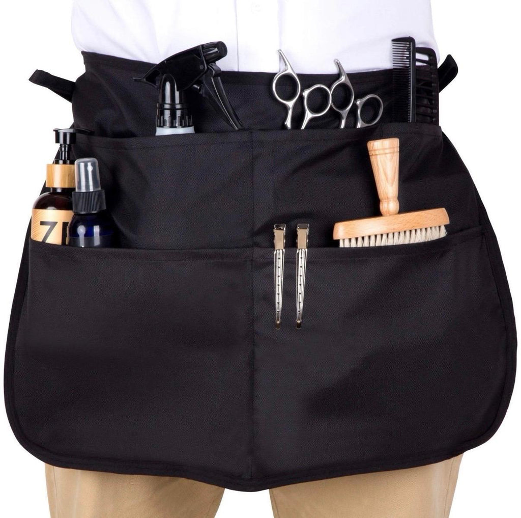 SupplyMaid Waterproof Hair Stylist Apron with 5 Pockets