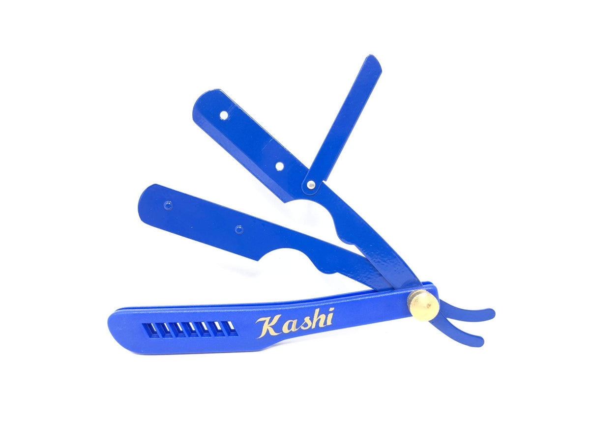 KASHI BARBER RAZOR SQUEEZE BLUE #RBL-250
