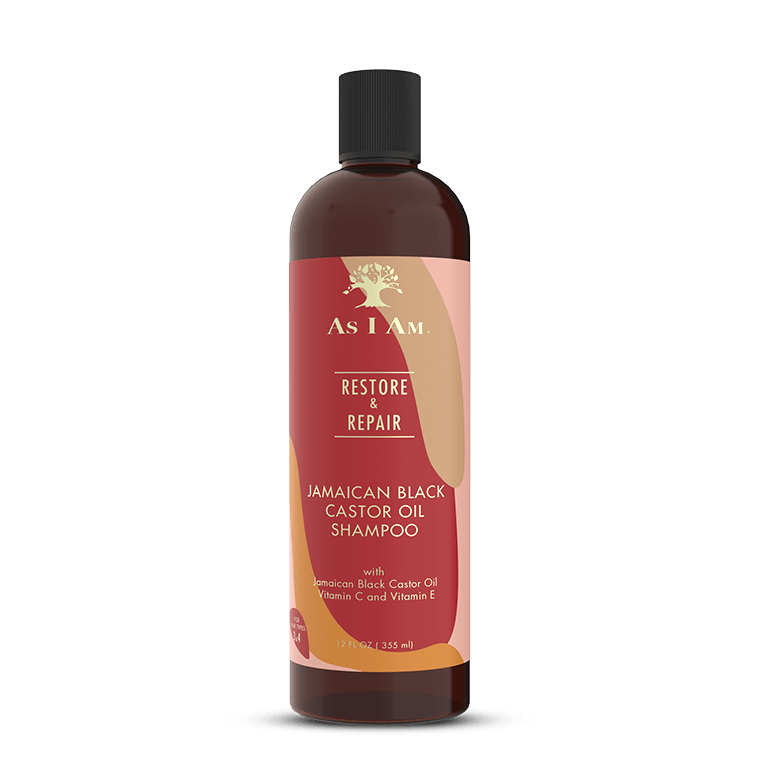 AS-I-AM JAM BLK CASTOR SHAMPOO 12oz
