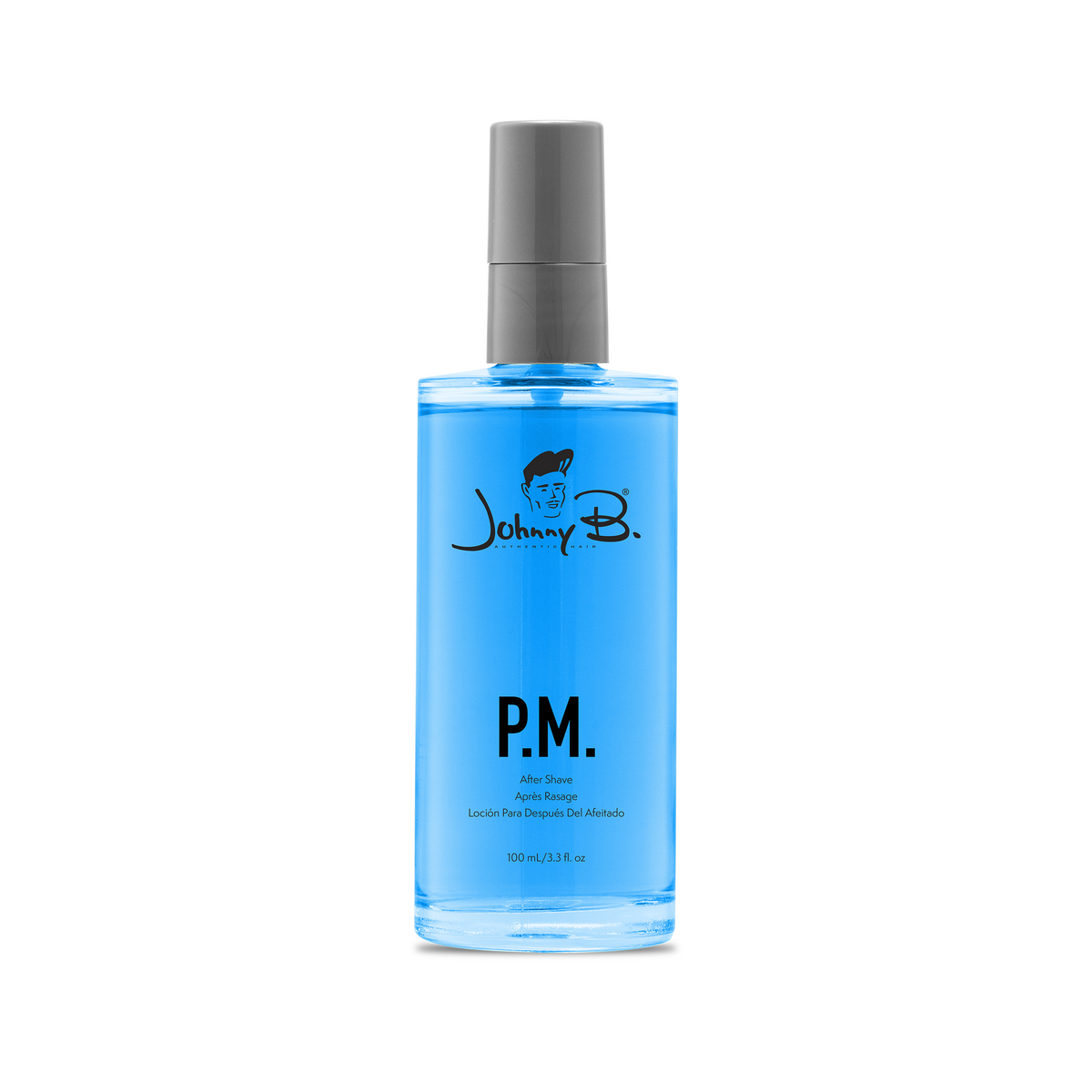 JOHNNY B P.M. AFTER SHAVE BOTTLE 3.3oz