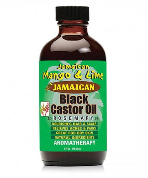 JML JAMAICAN BLK CASTOR OIL (ROSEMARY) 4oz
