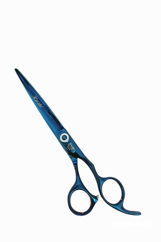 "KASHI BARBER SHEAR - BLUE 7"" #BL-1170"