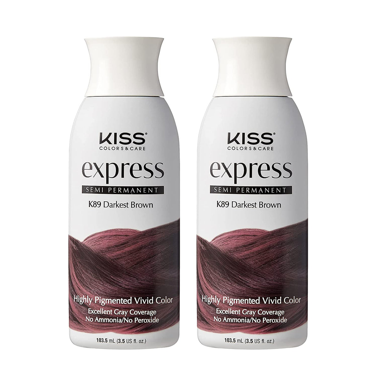 KISS SEMI-COLOR K89 DARKEST BROWN 3.5oz