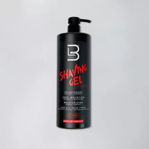 LEVEL3 SHAVING GEL (FLAME) 33.8oz