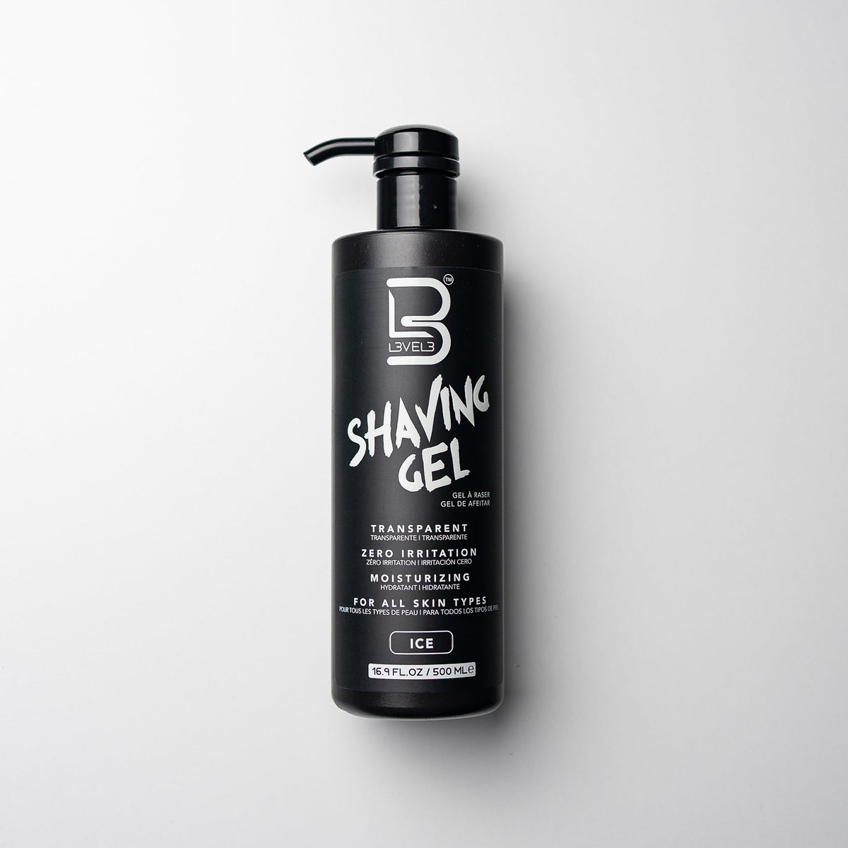 LEVEL3 SHAVING GEL (ICE) 16.9oz