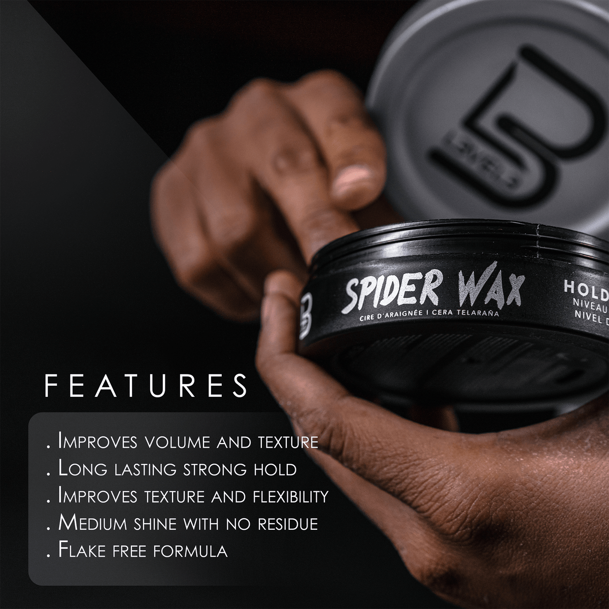 LEVEL3 SPIDER WAX FIBER 5oz