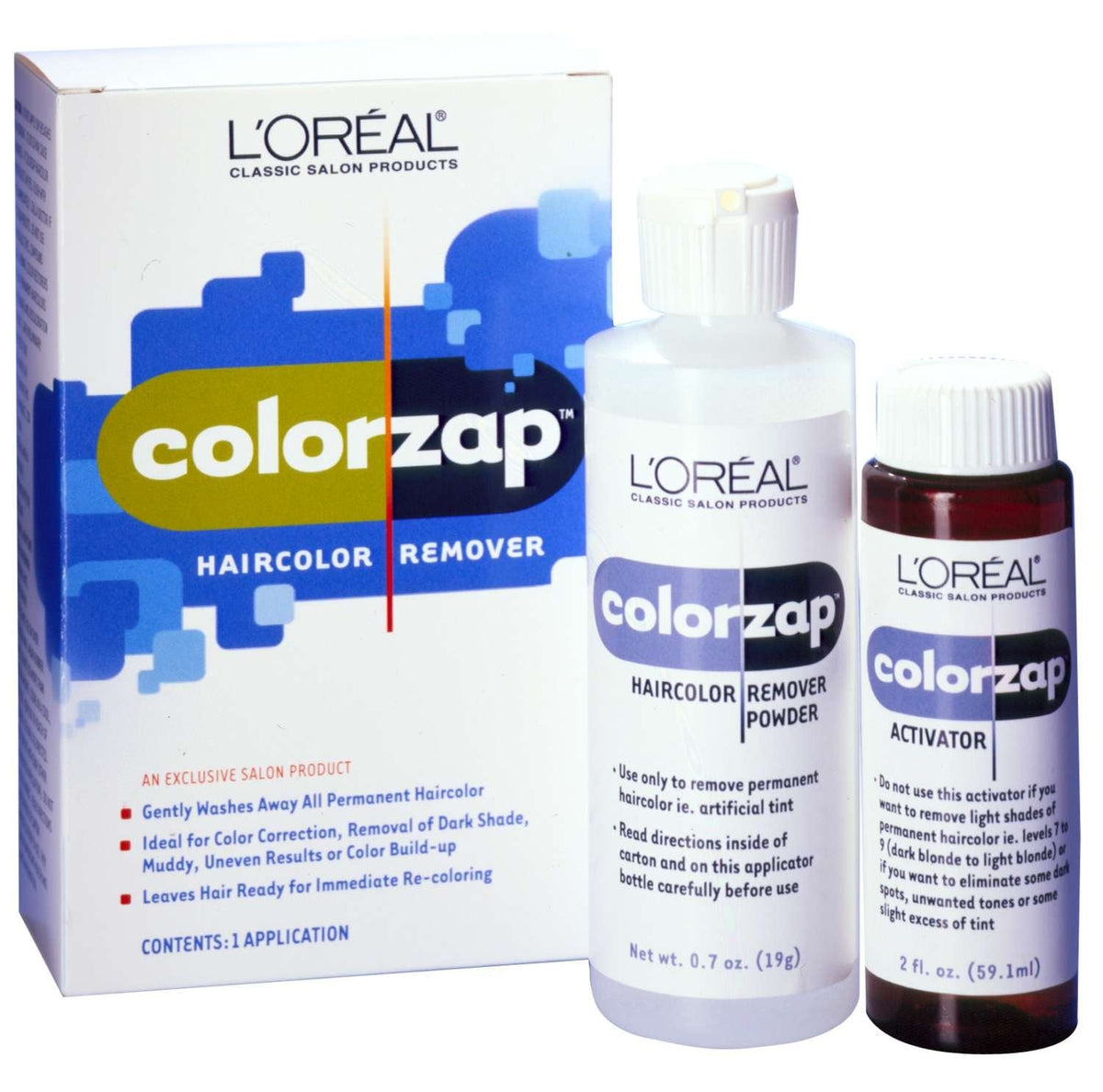 L'OREAL COLORZAP COLOR REMOVER KIT