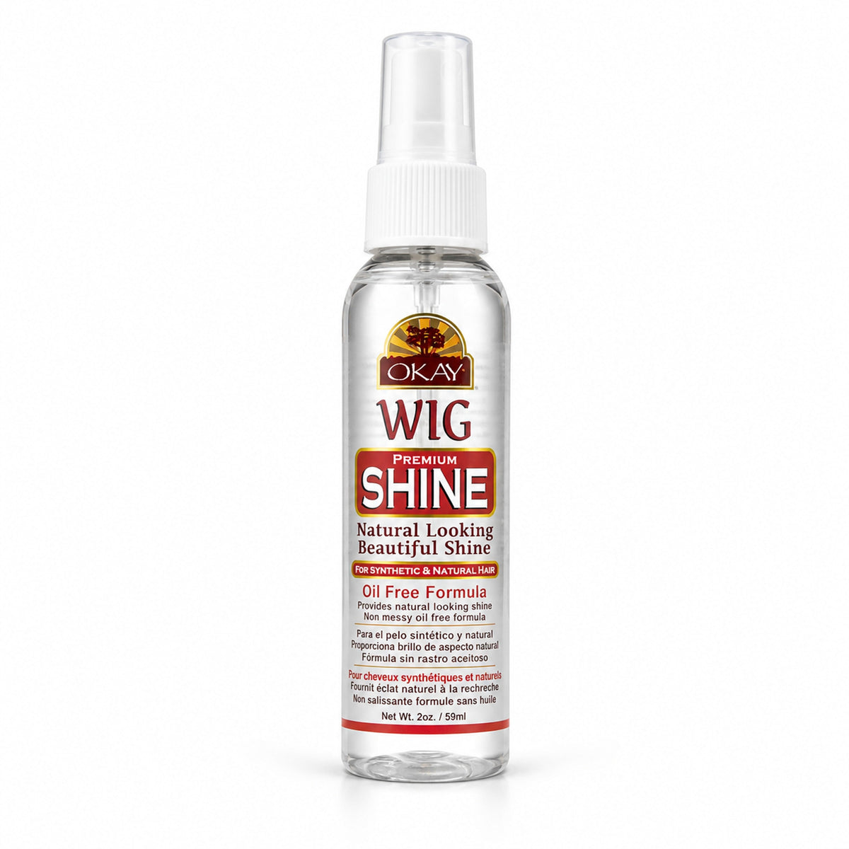 OKAY WIG SHINE OIL FREE 2oz