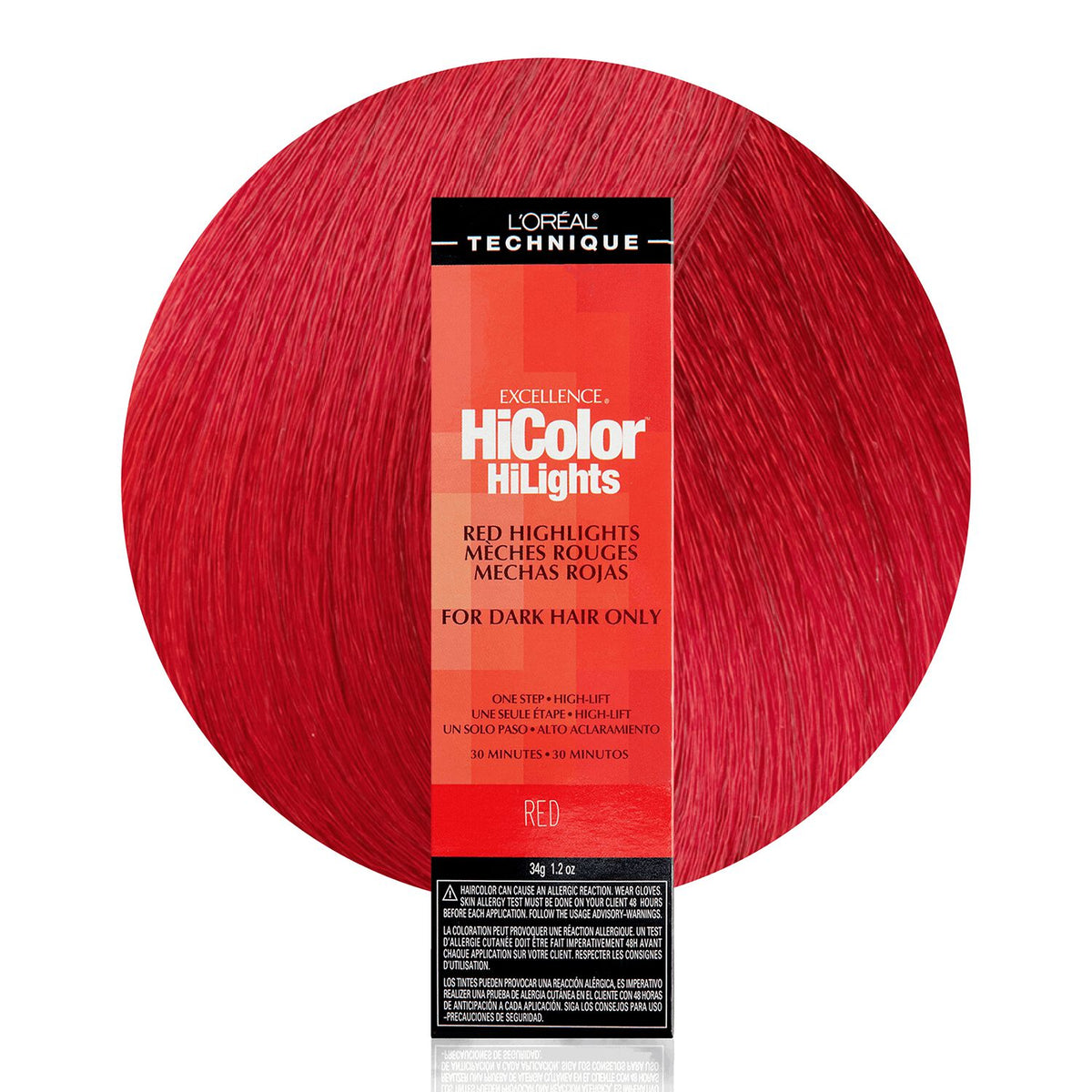 EXC HICOLOR HILIGHTS RED