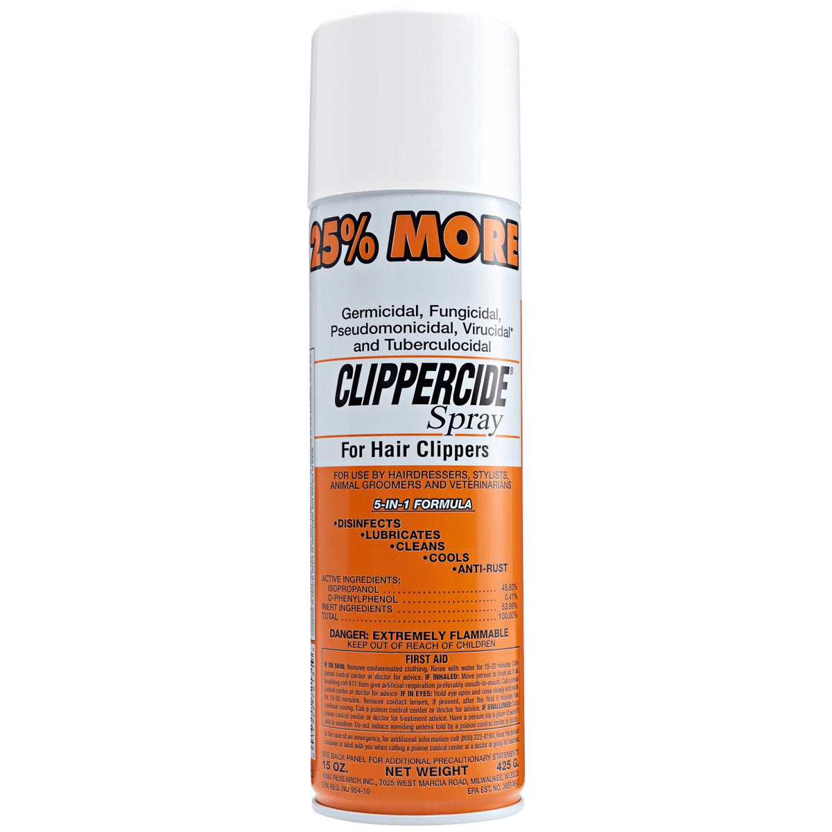 CLIPPERCIDE DISINFECTANT SPRAY 15ozBONUS