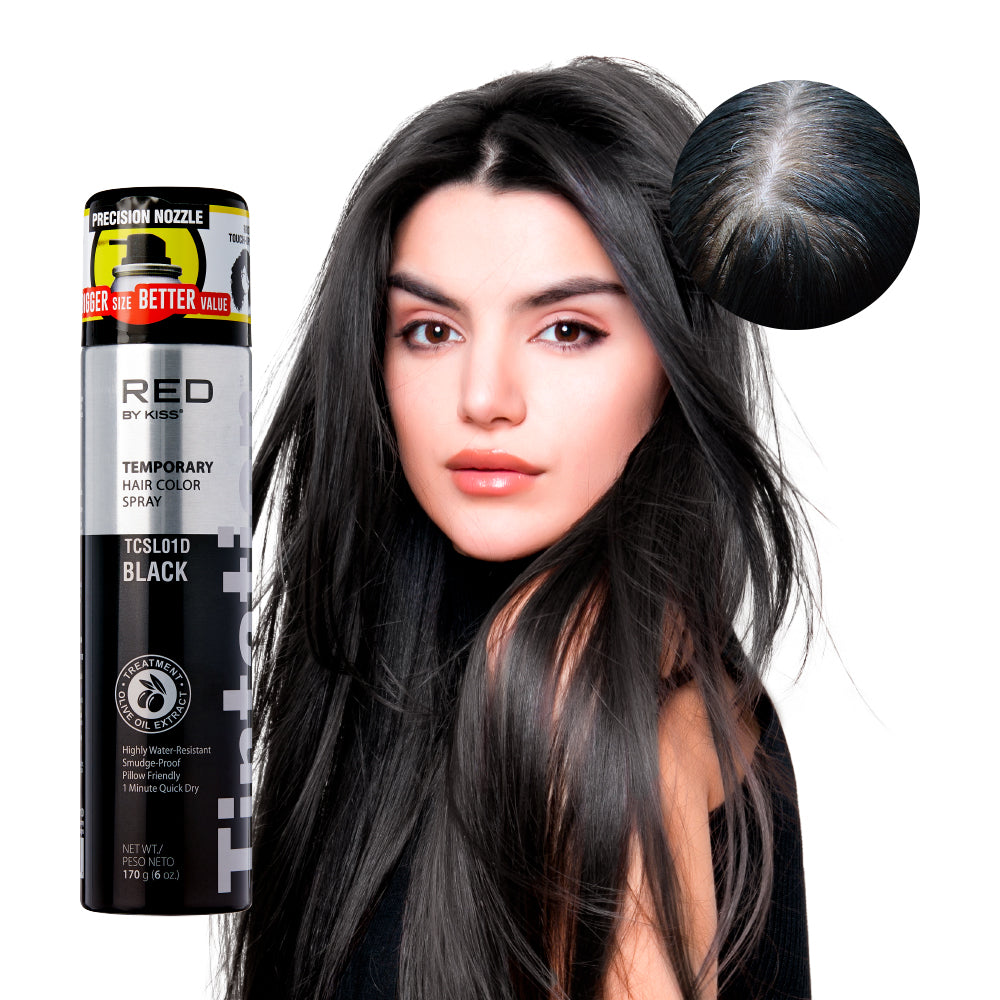 KISS TINTATION SPRAY COLOR (BLACK) 6oz