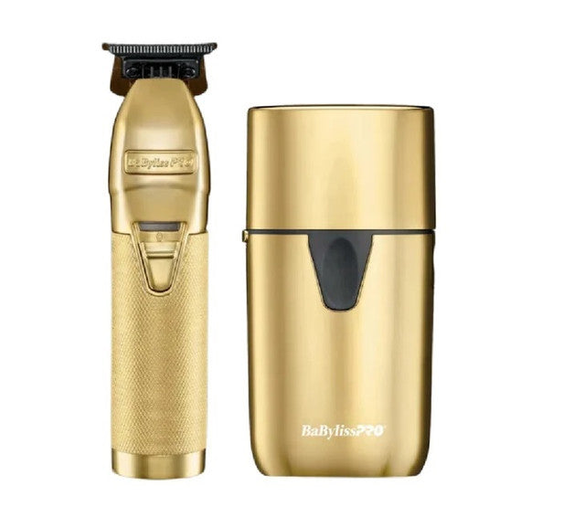 BAB-PRO GOLDFX TRIMMER/UV SINGLE SHAVER COMBO