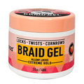 ALLDAY LOCKS BRAID GEL (PEACH) 5oz