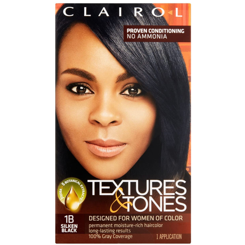 CLAIROL TXT/TONES 1B SILKEN BLACK