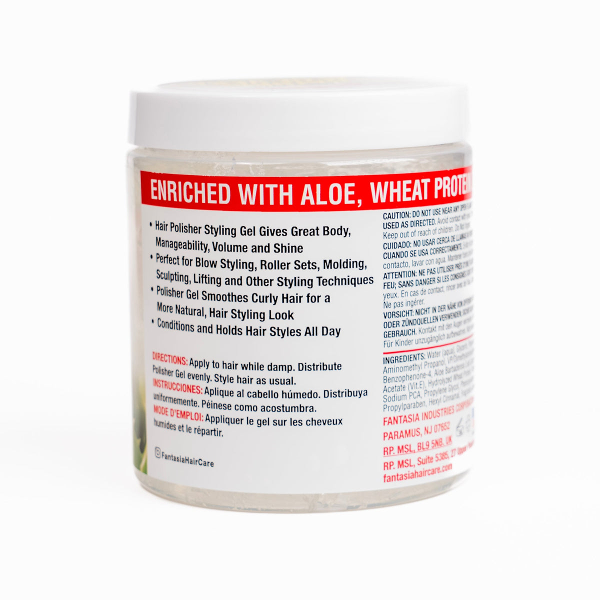 IC STYLING GEL [POLISHER- ALOE] 20oz