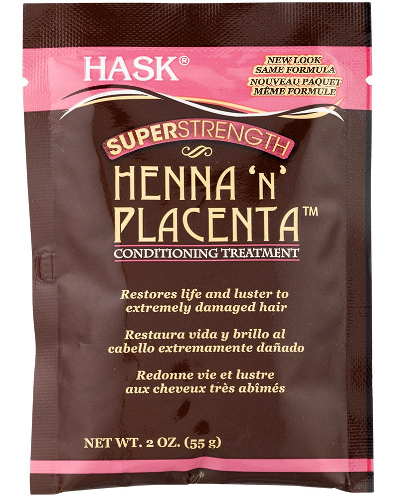 HASK HENNA & PLACENTA PAC SUPER [DP/12][CS/24]