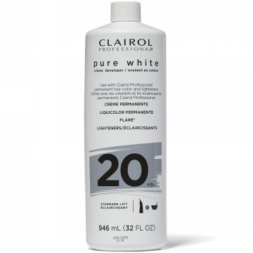 CLAIROL PURE WHITE CR DEV 20VOL 32oz