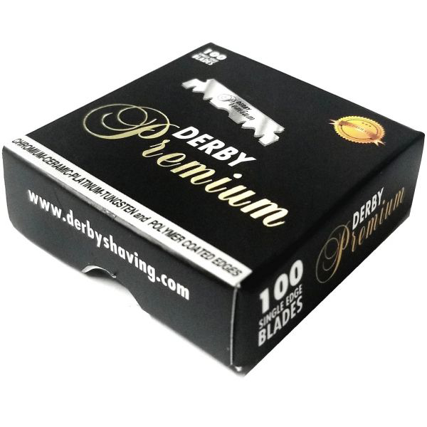 DERBY PREMIUM SINGLE EDGE BLADES PK/100 [BLK]