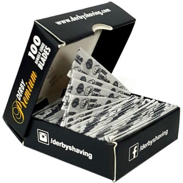 DERBY PREMIUM SINGLE EDGE BLADES PK/100 [BLK]