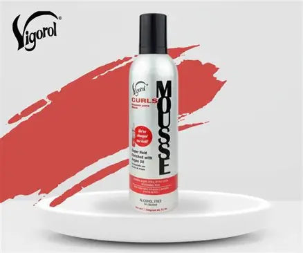VIGOROL MOUSSE - CURLS 12 oz (RED)