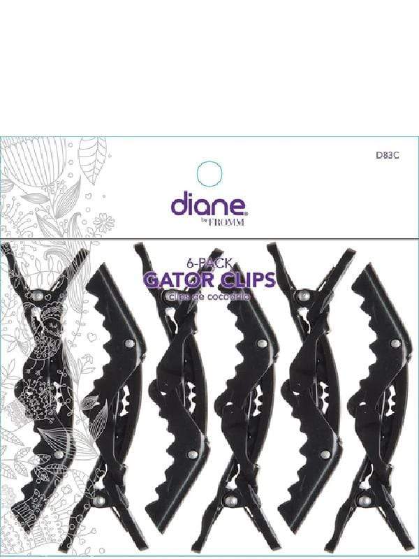 DIANE GATOR CLIPS 6/PK #D83C