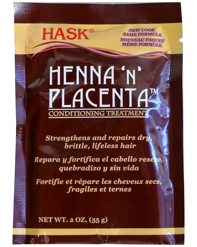 HASK HENNA & PLACENTA PAC [DP/12][CS/24]
